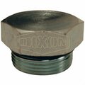 Dixon O-Ring Boss Plug, 1-5/8-12 Nominal, Steel, Domestic 1255-20H
